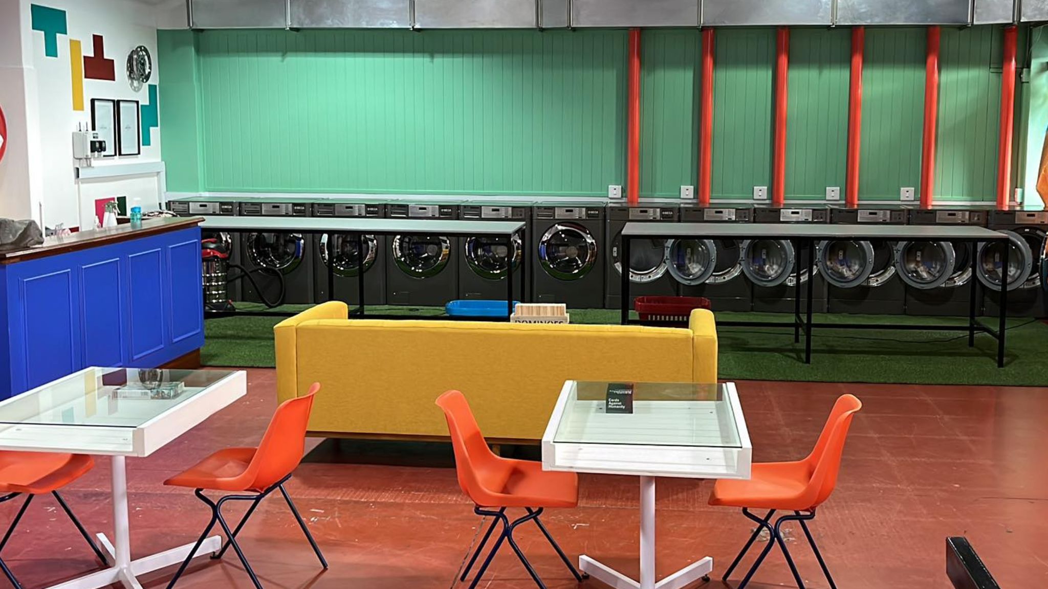 Premium Laundry Lounge Interior